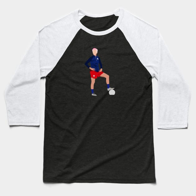 Megan Rapinoe Baseball T-Shirt by matheasland